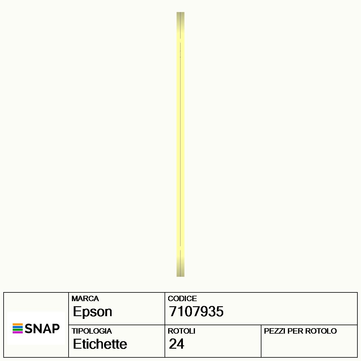 7107935 - Etichette Epson  Carta
