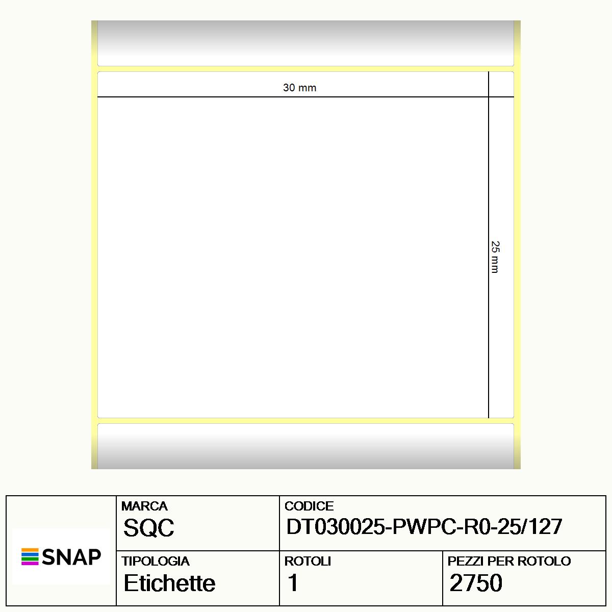 DT030025-PWPC-R0-25/127 - Etichette SQC  S-DESK-PD Carta
