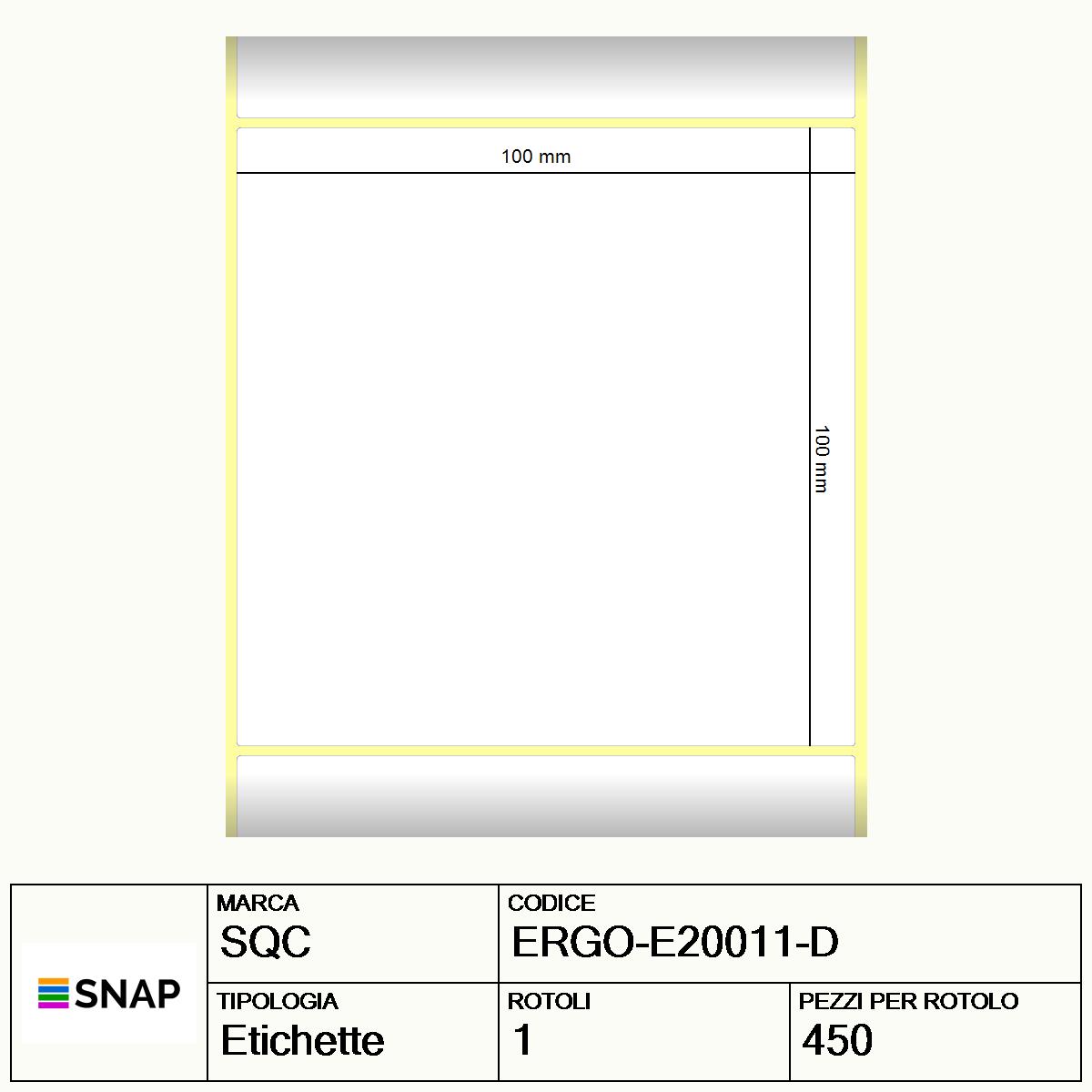 ERGO-E20011-D - Etichette Ergo  Carta