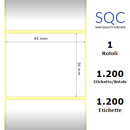 DT045036-PWPC-25/99 - Etichette SQC  Carta