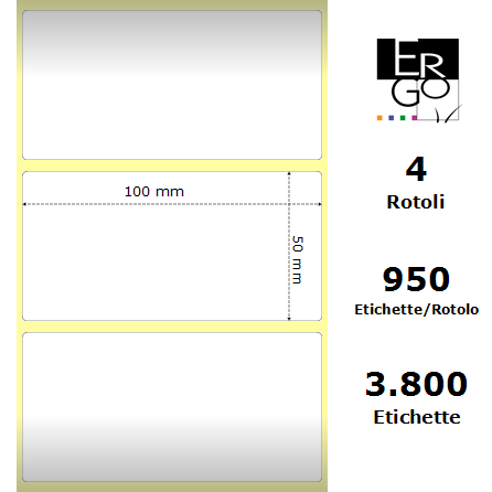 ERGO-E10009-D-4 - Etichette Ergo  Carta