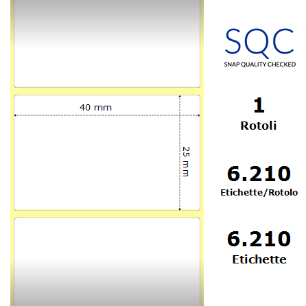 TT040025-PWPPG-76/196 - Etichette SQC  Polipropilene