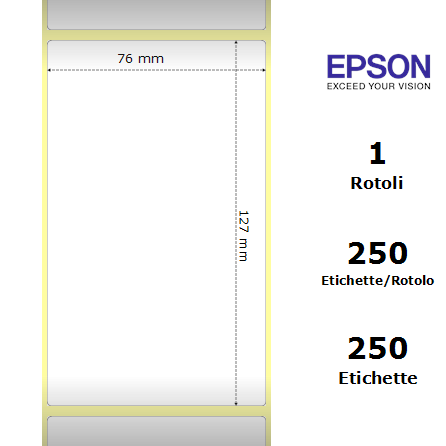C33S045543/S - Etichette Epson  Carta