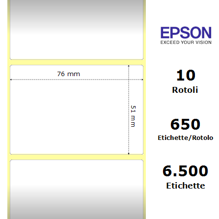 C33S045534 - Etichette Epson  Carta