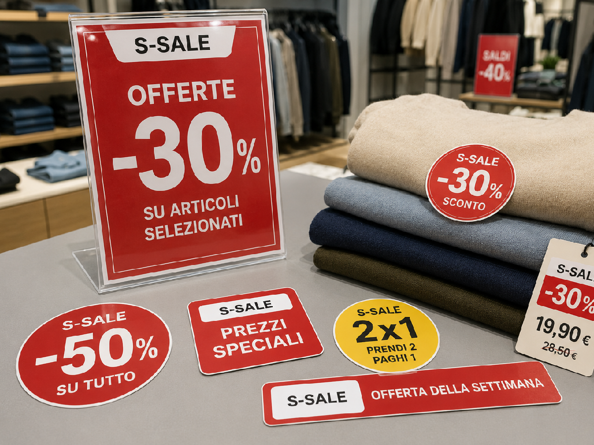 TT057032-RWPC-76/200* - Etichette SQC  S-SALE Carta