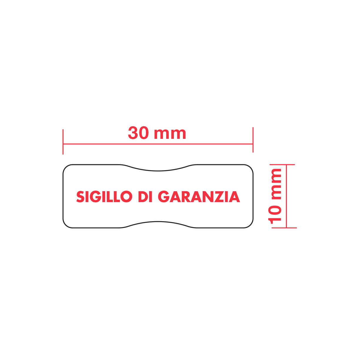 TT030010-CWPPG-45/127-1C - Etichette SQC Trasparente neutro