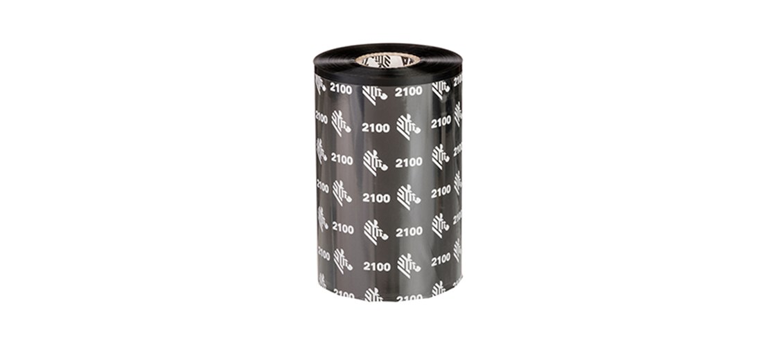 02100BK17445 - Ribbon - Inchiostro a nastro Zebra  2100 Wax