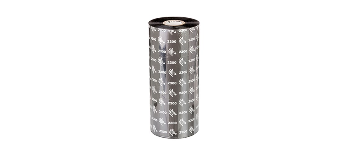 02300BK08330/S - Ribbon - Inchiostro a nastro Zebra  2300 Wax Cera