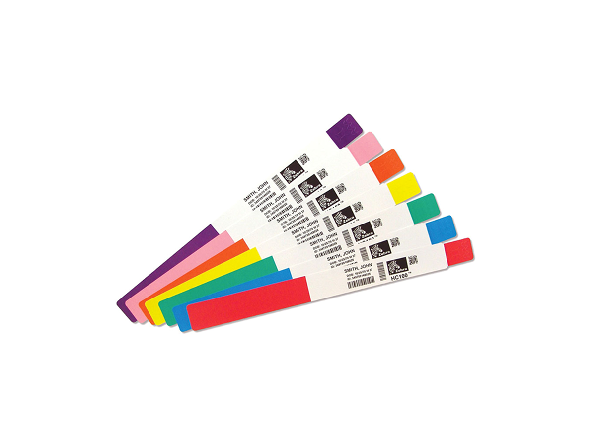 10012717-3K - Braccialetti Zebra Blu Z-Band Splash Polipropilene 